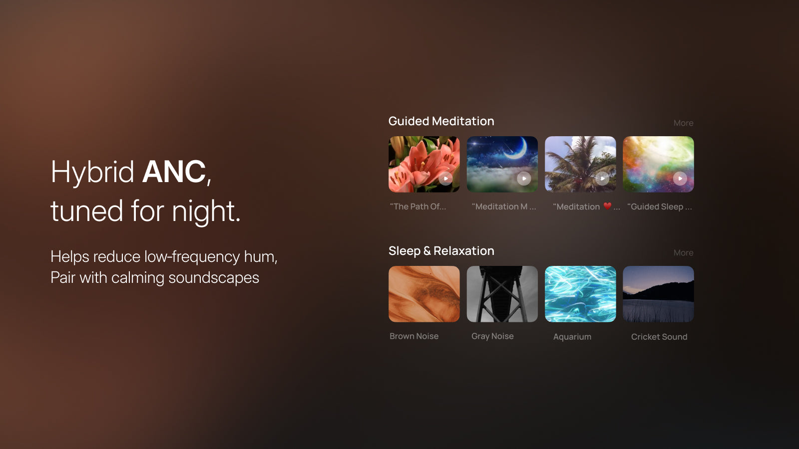 Sleep earbuds supporting sound masking for nighttime noise